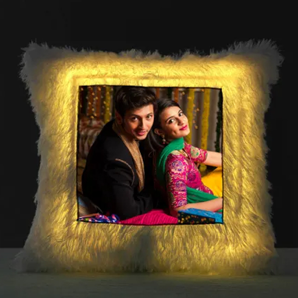  Special Personalized Square Shaped LED Cushion